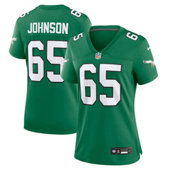 Lane Johnson Philadelphia Eagles Women's Alternate Game Jersey - Kelly Green | Nike outlet