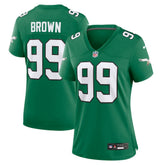 Jerome Brown Philadelphia Eagles Women's Alternate Game Jersey - Kelly Green | Nike on sale