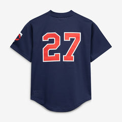 David Ortiz Minnesota Twins Youth Cooperstown Collection Mesh Batting Practice Jersey - Navy | Mitchell & Ness