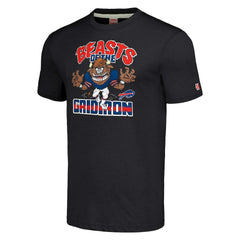 Buffalo Bills Homage Unisex Monsters of the Gridiron Halloween Tri-Blend T-Shirt - Charcoal outlet