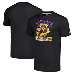 Minnesota Vikings Homage Unisex Monsters of the Gridiron Halloween Tri-Blend T-Shirt - Charcoal for sale