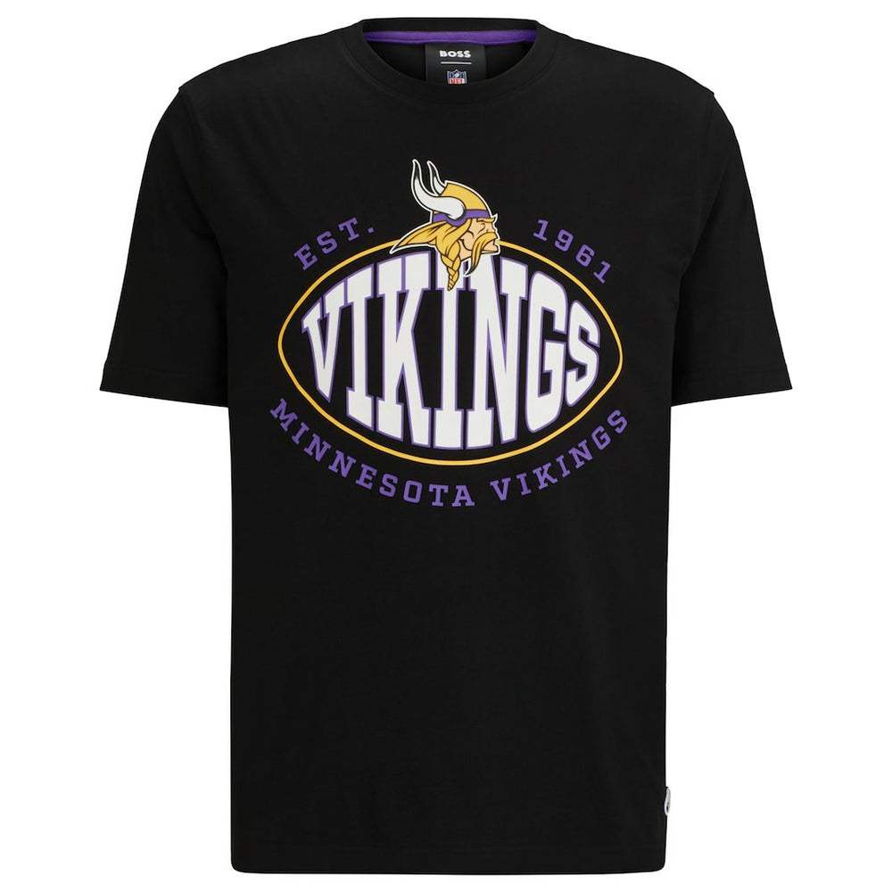 Minnesota Vikings BOSS X NFL Trap T-Shirt - Black discount