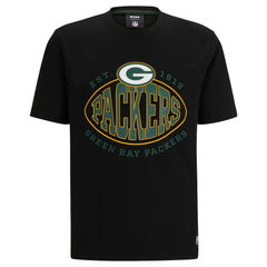 Green Bay Packers BOSS X NFL Trap T-Shirt - Black on sale