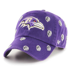 Baltimore Ravens '47 Confetti Clean Up Adjustable Hat - Purple discount