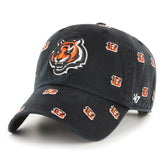 Cincinnati Bengals '47 Confetti Clean Up Adjustable Hat - Black discount