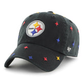 Pittsburgh Steelers '47 Confetti Clean Up Adjustable Hat - Black for sale
