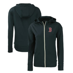 Boston Red Sox Cutter & Buck Women's Daybreak Eco Recycled Full-Zip Hoodie - Navy