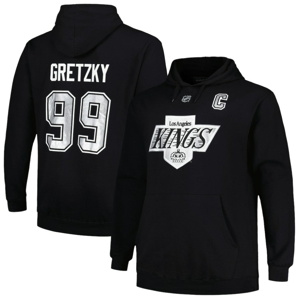 Wayne Gretzky Los Angeles Kings Mitchell & Ness Name & Number Pullover Hoodie Black