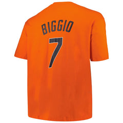 Craig Biggio Houston Astros Profile Big & Tall Cooperstown Collection Player Name & Number T-Shirt - Orange