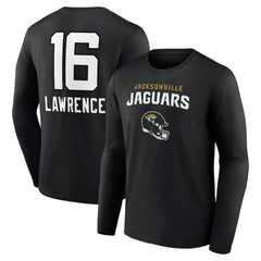 Trevor Lawrence Jacksonville Jaguars Team Wordmark Long Sleeve T-Shirt - Black outlet