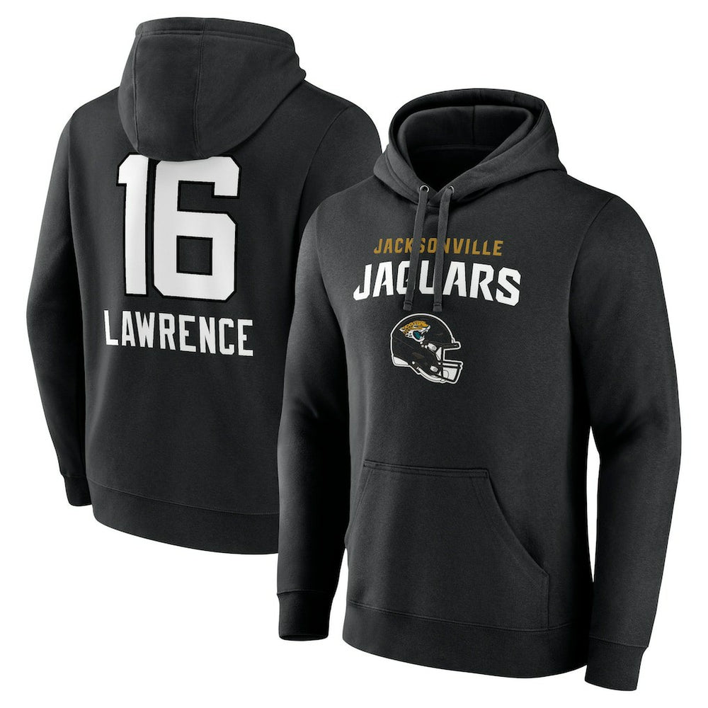 Trevor Lawrence Jacksonville Jaguars Team Wordmark Pullover Hoodie - Black outlet