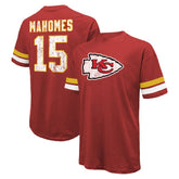 Patrick Mahomes Kansas City Chiefs Majestic Threads Name & Number Oversize Fit T-Shirt - Red sale
