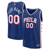 Philadelphia 76ers Fast Break Custom Jersey - Icon Edition - Blue | Fanatics on sale