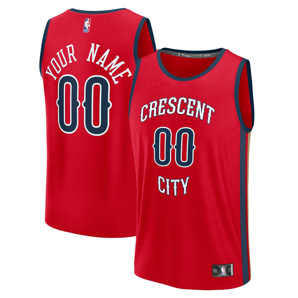 New Orleans Pelicans Youth Fast Break Custom Replica Jersey - Red - Statement Edition | Fanatics on sale