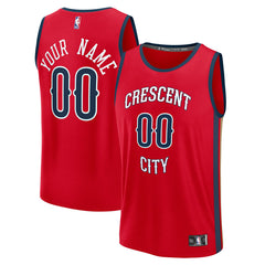 New Orleans Pelicans Youth Fast Break Custom Replica Jersey - Red - Statement Edition | Fanatics on sale