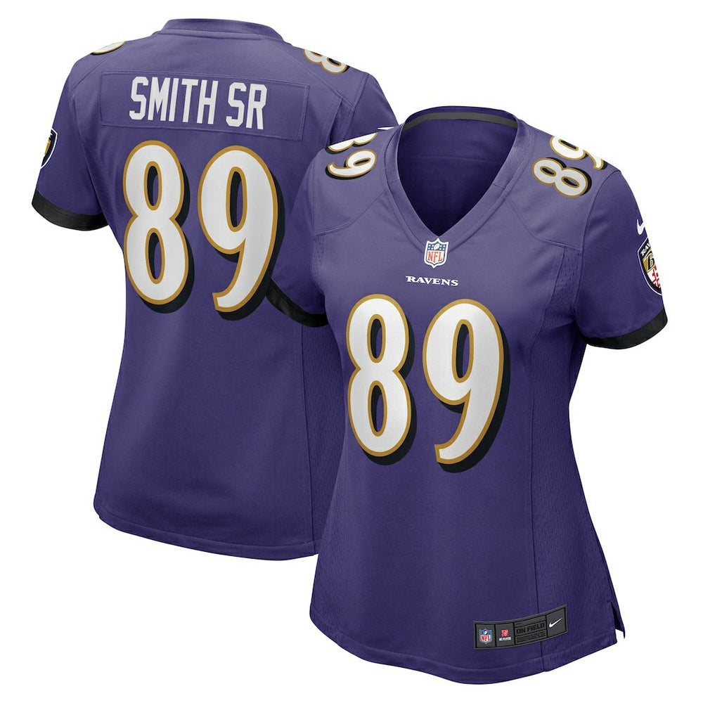 Steve Smith Sr. Baltimore Ravens Women's Retired Player Game Jersey - Purple | Nike cheap