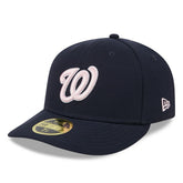 Washington Nationals Navy 2024 Mother's Day Low Profile 59FIFTY Fitted Hat | New Era
