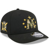 Minnesota Twins 2024 Armed Forces Day Low Profile 9FIFTY Snapback Hat - Black | New Era