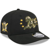 Athletics 2024 Armed Forces Day Low Profile 9FIFTY Snapback Hat - Black | New Era