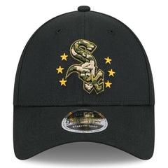 Chicago White Sox 2024 Armed Forces Day 9FORTY Adjustable Hat - Black | New Era
