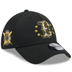 Boston Red Sox 2024 Armed Forces Day 39THIRTY Flex Hat - Black | New Era