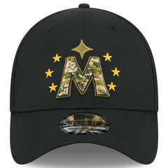 Minnesota Twins 2024 Armed Forces Day 39THIRTY Flex Hat - Black | New Era