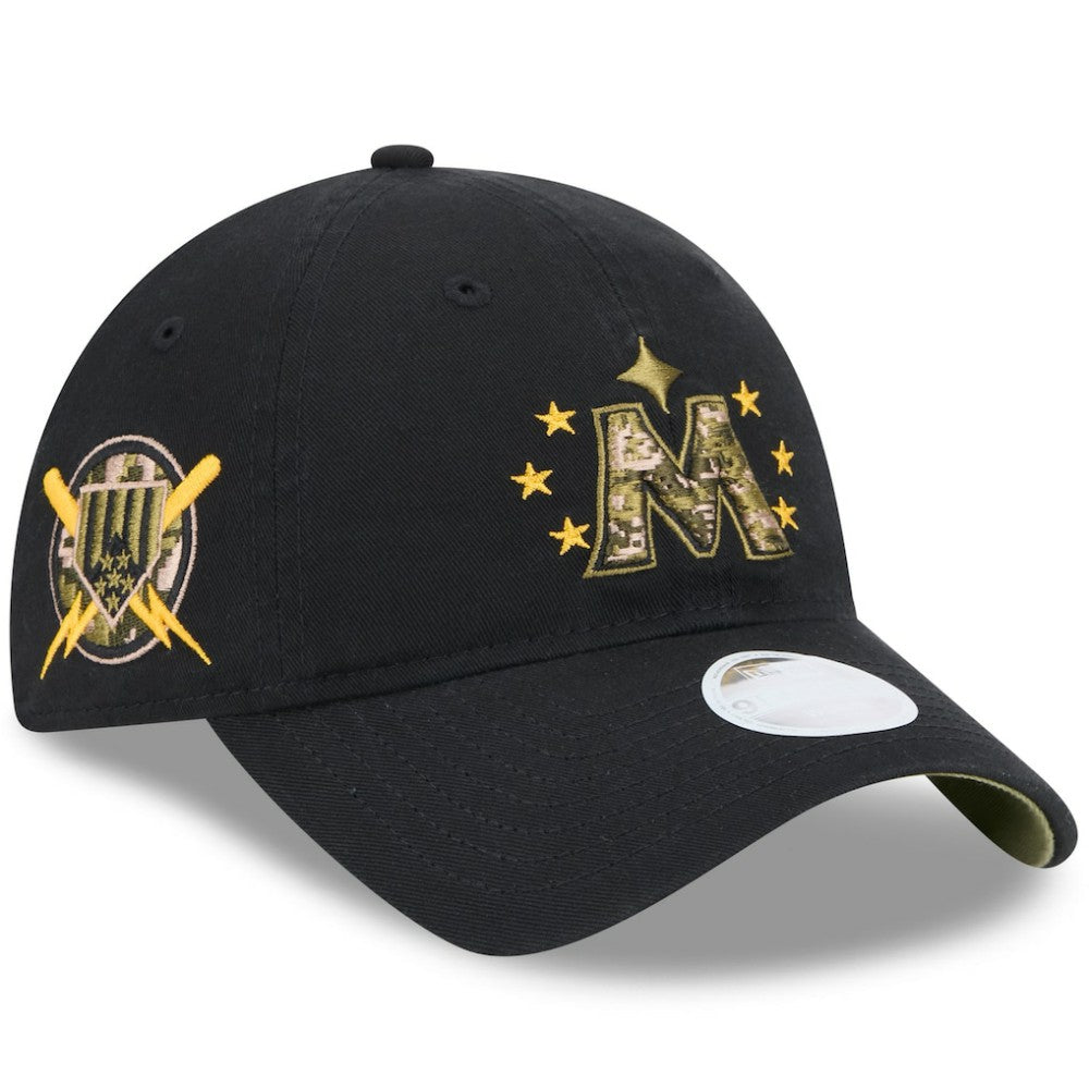 Minnesota Twins Women's 2024 Armed Forces Day 9TWENTY Adjustable Hat - Black | New Era