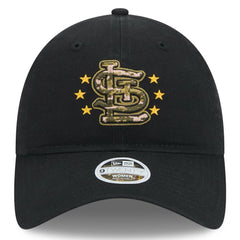St. Louis Cardinals Women's 2024 Armed Forces Day 9TWENTY Adjustable Hat - Black | New Era