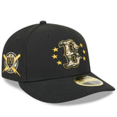 Boston Red Sox 2024 Armed Forces Day Low Profile 59FIFTY Fitted Hat - Black | New Era