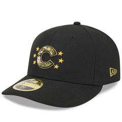 Chicago Cubs 2024 Armed Forces Day Low Profile 59FIFTY Fitted Hat - Black | New Era