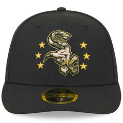 Chicago White Sox 2024 Armed Forces Day Low Profile 59FIFTY Fitted Hat - Black | New Era