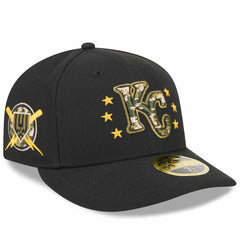 Kansas City Royals 2024 Armed Forces Day Low Profile 59FIFTY Fitted Hat - Black | New Era