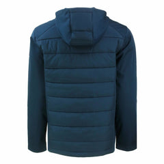 Washington Nationals Cutter & Buck Big & Tall Evoke Hybrid Eco Softshell Recycled Full-Zip Hoodie - Navy