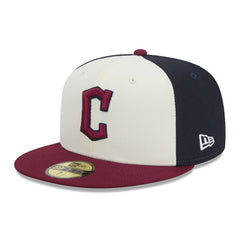 Cleveland Guardians 2024 City Connect 59FIFTY Fitted Hat - White/Red | New Era