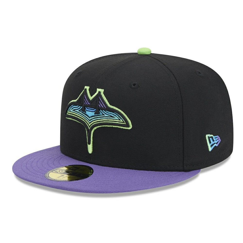 Tampa Bay Rays 2024 City Connect 59FIFTY Fitted Hat - Black | New Era