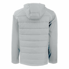 Detroit Tigers Cutter & Buck Evoke Hybrid Eco Softshell Recycled Full-Zip Hoodie - Gray