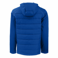 Los Angeles Dodgers Cutter & Buck Evoke Hybrid Eco Softshell Recycled Full-Zip Hoodie - Royal
