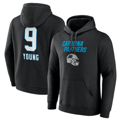 Bryce Young Carolina Panthers Team Wordmark Name & Number Pullover Hoodie - Black outlet