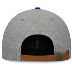 Los Angeles Dodgers Elements Flat Brim Snapbuckle Hat - Heather Gray/Royal
