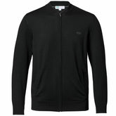 New York Jets Charles Tyrwhitt Merino Full-Zip Sweater - Black outlet
