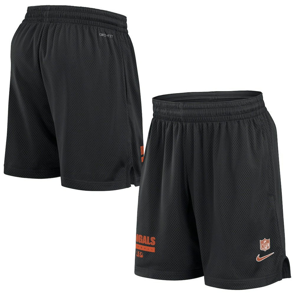 Cincinnati Bengals 2024 Sideline Performance Mesh Shorts - Black | Nike for sale