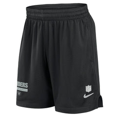 Las Vegas Raiders 2024 Sideline Performance Mesh Shorts - Black | Nike on sale