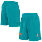 Miami Dolphins 2024 Sideline Performance Mesh Shorts - Aqua | Nike for sale