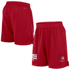 Tampa Bay Buccaneers 2024 Sideline Performance Mesh Shorts - Red | Nike cheap