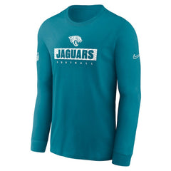 Jacksonville Jaguars Sideline Dri-FIT Long Sleeve T-Shirt - Teal | Nike discount
