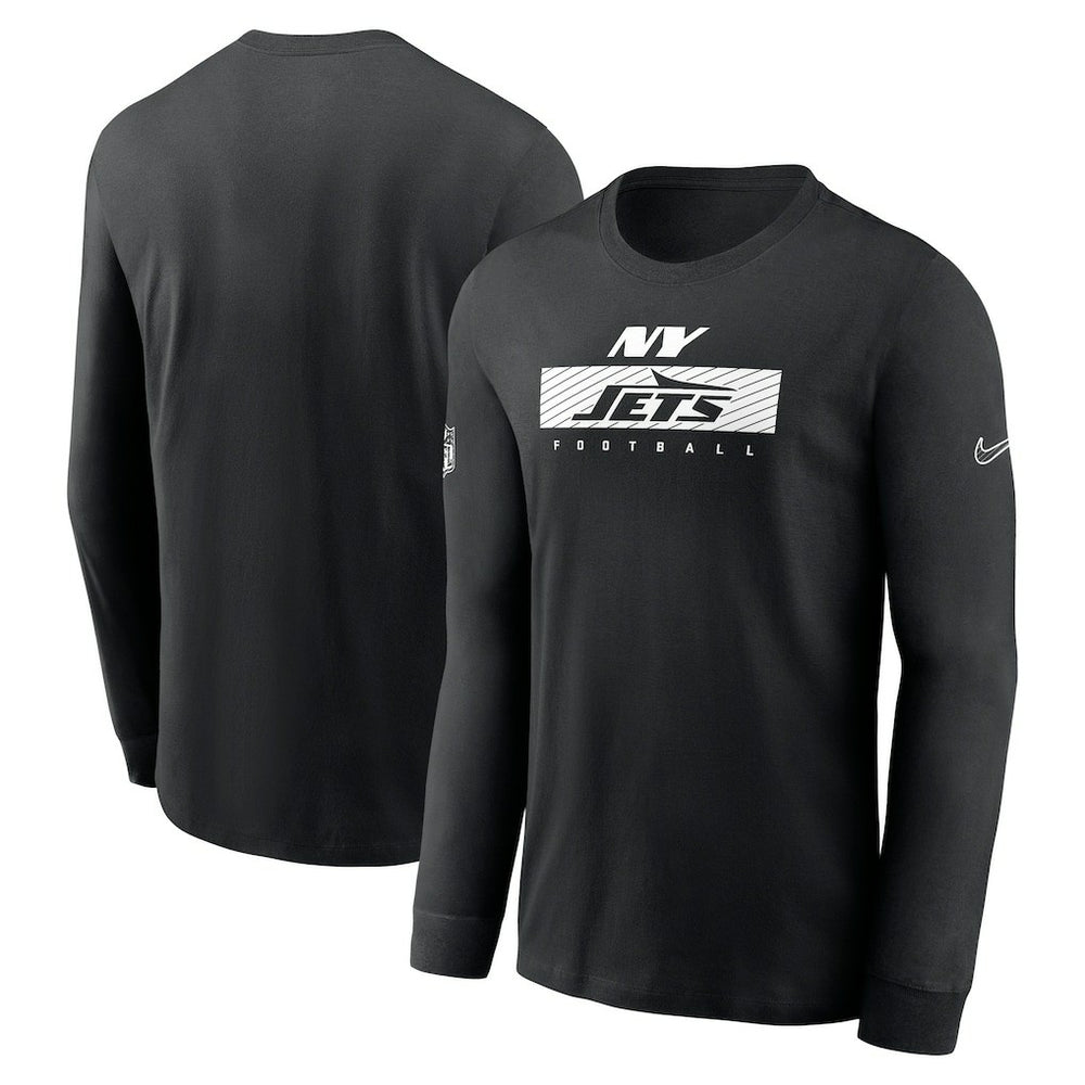 New York Jets Sideline Dri-FIT Long Sleeve T-Shirt - Black | Nike outlet