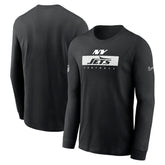 New York Jets Sideline Dri-FIT Long Sleeve T-Shirt - Black | Nike outlet