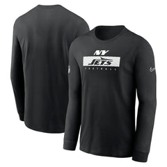 New York Jets Sideline Dri-FIT Long Sleeve T-Shirt - Black | Nike outlet