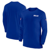 Buffalo Bills Sideline Coach UV Performance Long Sleeve T-Shirt - Royal | Nike for sale