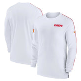 Kansas City Chiefs Sideline Coach UV Performance Long Sleeve T-Shirt - White | Nike sale